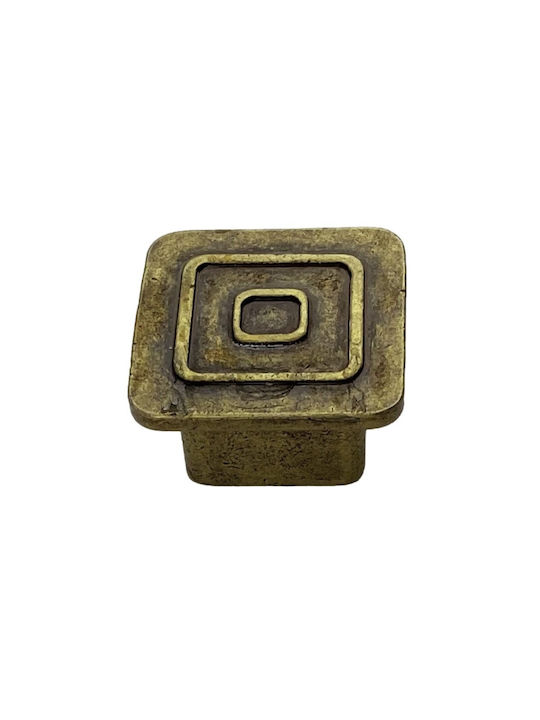 Herrajes Palencia Antik Knopf Möbelgriff aus Metallisch in Gold Farbe 410341 1Stück