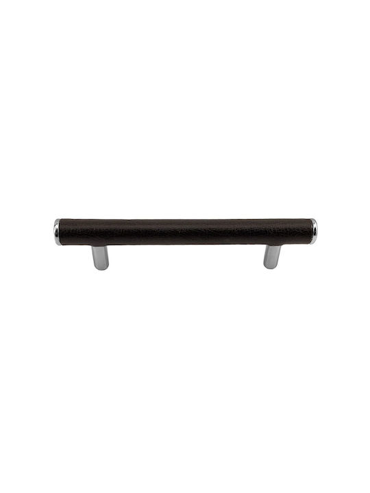 Herrajes Palencia Handle Furniture made of Leather in Brown Color 200mm (Center Distance 160mm) 410439 1pcs