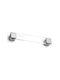 Poliplast Kids Knob Furniture made of Plastic in Silver Color 202-94#TRASV06-1 1pcs