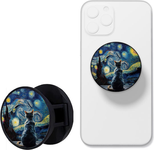 Phoneclub Pop Socket for Mobile Phone Grip Stant Ring Blue