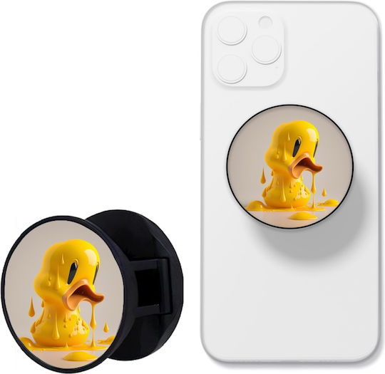 Phoneclub Pop Socket for Mobile Phone Grip Stant Ring Yellow