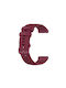 Rhombus Pattern Curea Silicon Burgundy (Huawei Watch GT2 / GT3 (42mm) / GT3 Pro (43mm))