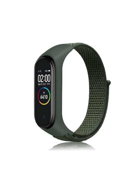 Velcro Λουράκι Υφασμάτινο Πράσινο (Xiaomi Smart Band 7)