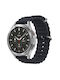 Galaxy Watch3 45mm Λουράκι Σιλικόνης Μαύρο (Mi WatchHonor GS ProAmazfit GTR 47mm)
