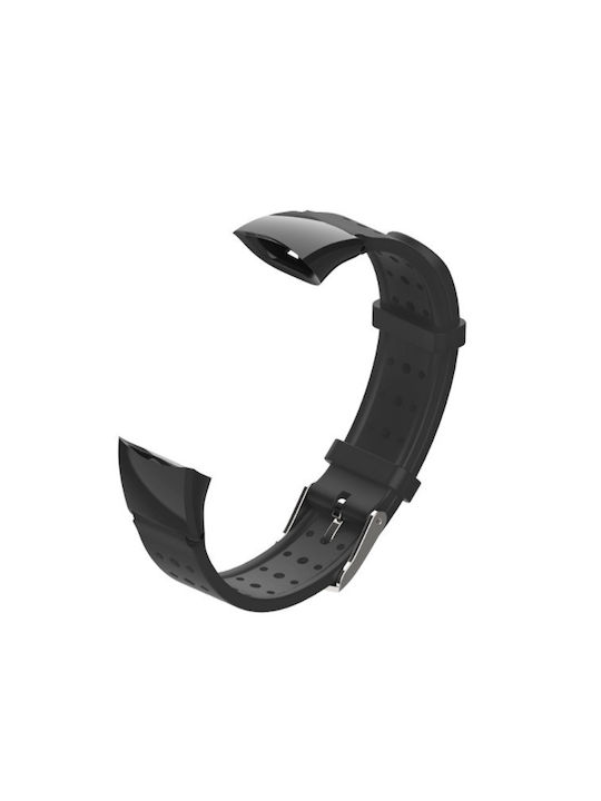 Breathable Armband Silikon Schwarz (Honor Band 4/5)