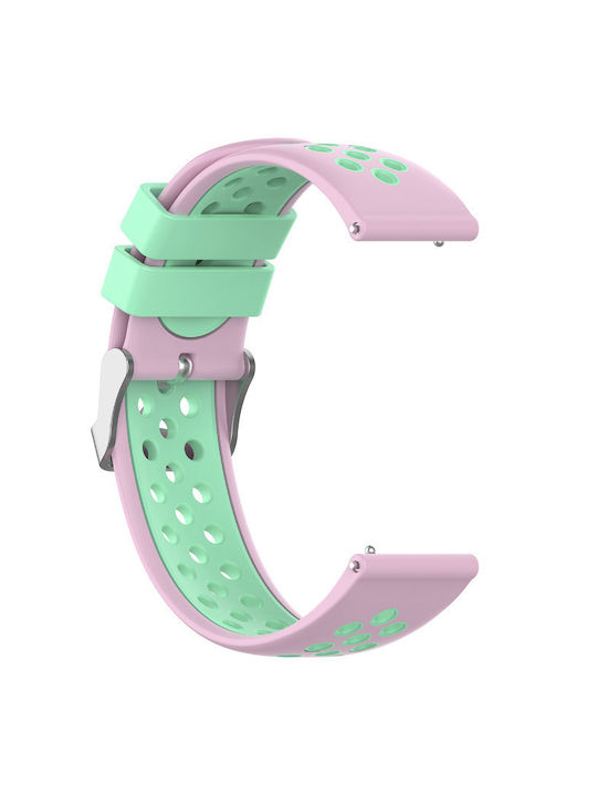 Sport Dual Color Λουράκι Σιλικόνης Mint / Pink (Huawei Watch GT 2e)