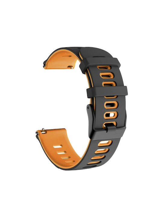 Black、orange Armband Silikon Gray (Amazfit GTS)
