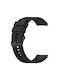 Watch Gt3/gt Runner Λουράκι Σιλικόνης Μαύρο (Huawei Watch GT3 (46mm))