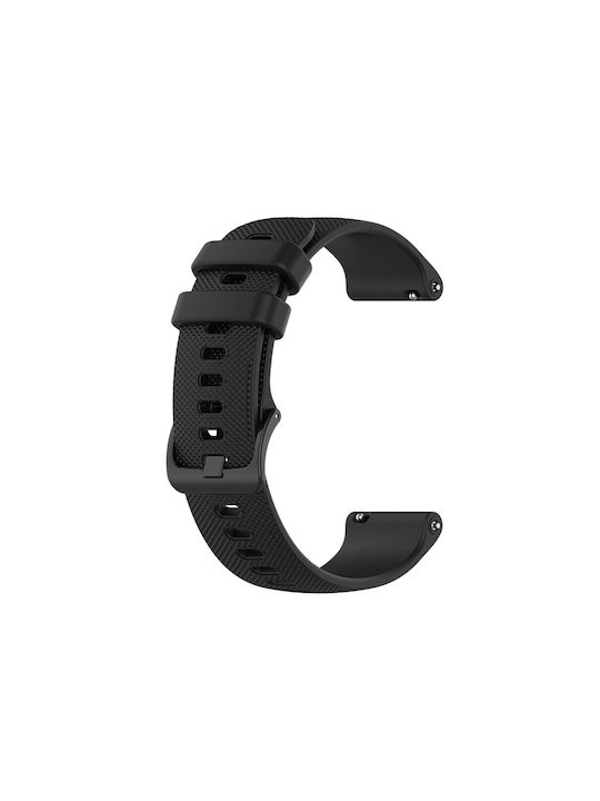 Rhombus Pattern Armband Silikon Schwarz (Amazfit GTR 42mm)
