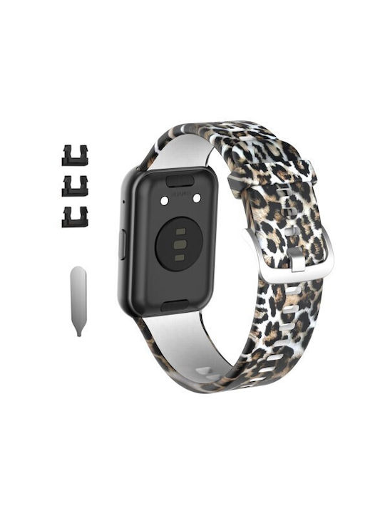 Pattern Λουράκι Σιλικόνης Καφέ (Huawei Watch Fit)