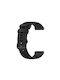 Rhombus Pattern Armband Silikon Schwarz (Amazfit GTS)