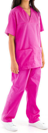 Women's Purple Pants & Blouse Set