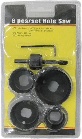 Hole Saw Kit for Wood