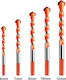 SKS Tools Σετ 5 Τρυπάνια Καρβιδίου με Τρίπλευρο Στέλεχος