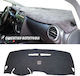 Car Dashboard Cover Alcantara without Emblem for Chevrolet Matiz Daewoo Matiz Black Colour