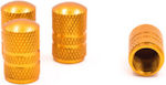 Car Tire Valve Caps Gold 4pcs