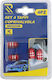 Car Tire Valve Caps Red 4pcs