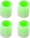 AGVpro Car Tire Valve Caps Green 4pcs