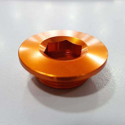 4MX Motorcycle Flywheel Cap Orange MXICP-01OR