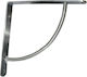 Finetto Raft de colț Robust din Metal în Culoare Argintiu 170x170mm 1buc 124-308C1717NM