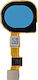 Flex Cable with Fingerprint in Blue colour for Galaxy A11