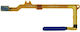 Flex Cable with On / Off button in Blue colour for Huawei P40 Lite