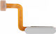 Flex Cable with Fingerprint in White colour for Galaxy A22 4G