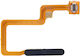 Flex Cable with Fingerprint in Black colour for Poco F4