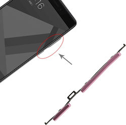 Πλαϊνά Πλήκτρα Ροζ για Redmi Note 4x Πλαϊνά Πλήκτρα Ροζ για Redmi Note 4x