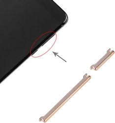Πλαϊνά Πλήκτρα Χρυσό για Xiaomi Mi 6