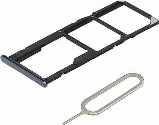 Sim Tray Μαύρο για Huawei Y7 2018/Y7 Prime 2018/Honor 7C