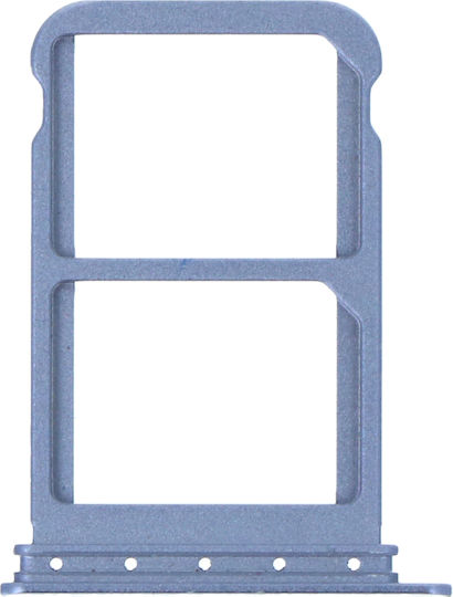 Sim Card Tray Dual Card Μπλε για Huawei P20 Pro