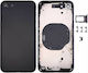 Μεσαίο Подрамка Сив за iPhone 8