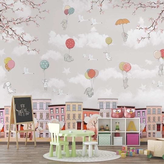Caravelshop Embosat Kids Paper Wallpaper L450xH270buc