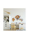 Caravelshop Autocolant Decorativ pentru Copii Perete 80x47buc