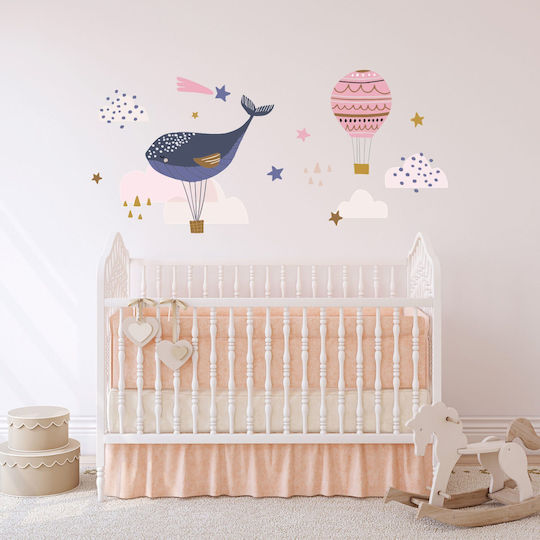 Caravelshop Детска стикерна за стена Стена 130x68бр