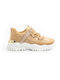 Malesa Damen Chunky Sneakers Beige