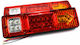 Truck Volume Lights 2pcs 12V - Red 000.230.8537