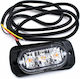 Strobe Lkw-Volumenlichter 1Stück 12 / 24V - Rot 000.230.4353