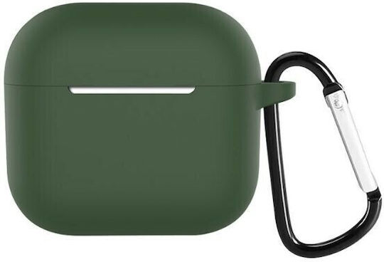 Devia Husă cu cârlig în culoarea Verde pentru Apple AirPods 3