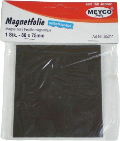Magnet Blatt Mit Aufkleber 75x75mm 1Stück