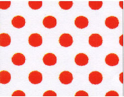 Karton Polka Dot 50x70cm. Rot