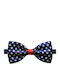 Koupepe Baby Fabric Bow Tie Navy Blue
