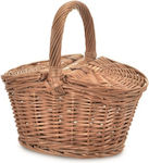 Basket 19x19cm in Brown color