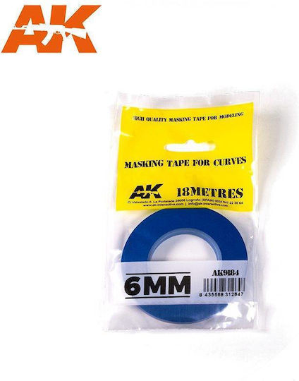 AK Interactive Curves 6mm Ταινία Μασκαρίσματος Μοντελισμού No18 1τμχ