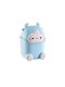 Office Plastic Waste Bin Light Blue 14x15.5x23.5cm