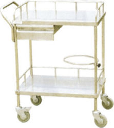 Medical Wheeled Nursing Table W45xD64xH80cm ΚΒ12Β