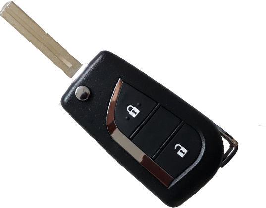 Pliabil Cheie Auto & Immobilizer pentru Citroen C1 Mazda 2 Peugeot 108 Toyota Aygo