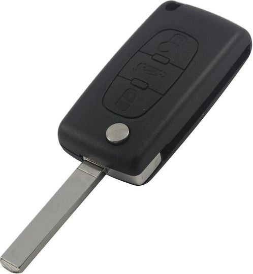 Foldable Car Key for Citroen C4 Picasso Mazda 3