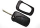 Foldable Car Key Shell with Blade with 3 Buttons for Ford